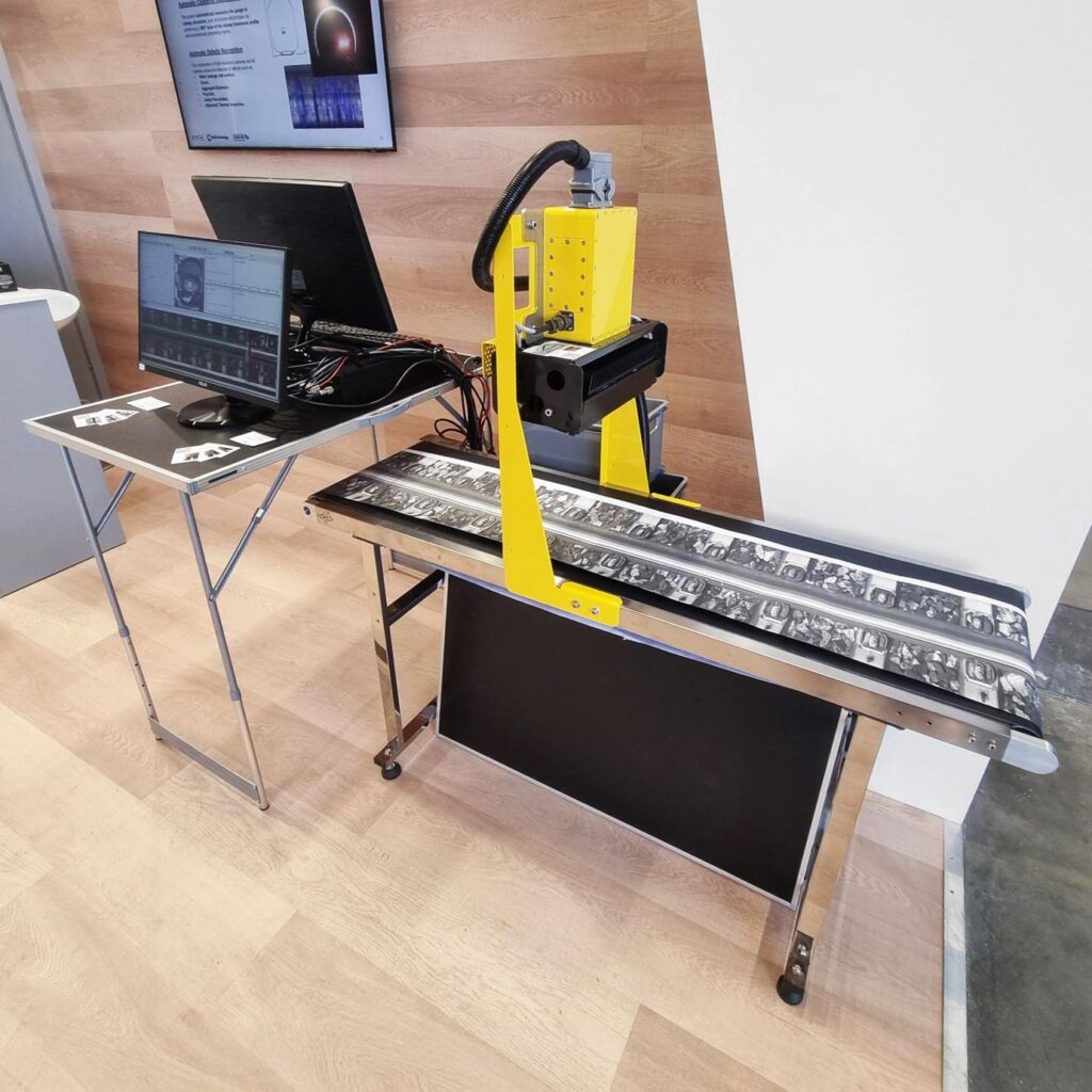 HRS Track Imaging and defect detection at IAF Munster