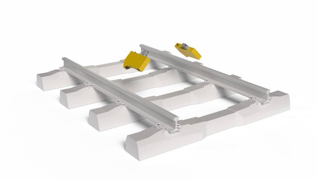 rail configuration for inner rail profile monitoring