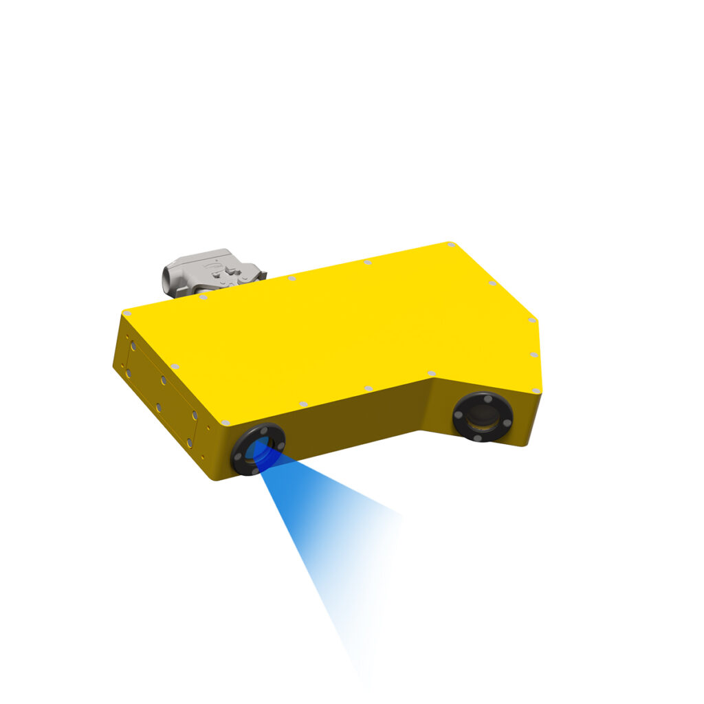 Rail profile measurement system with laser sensors for railway track inspection