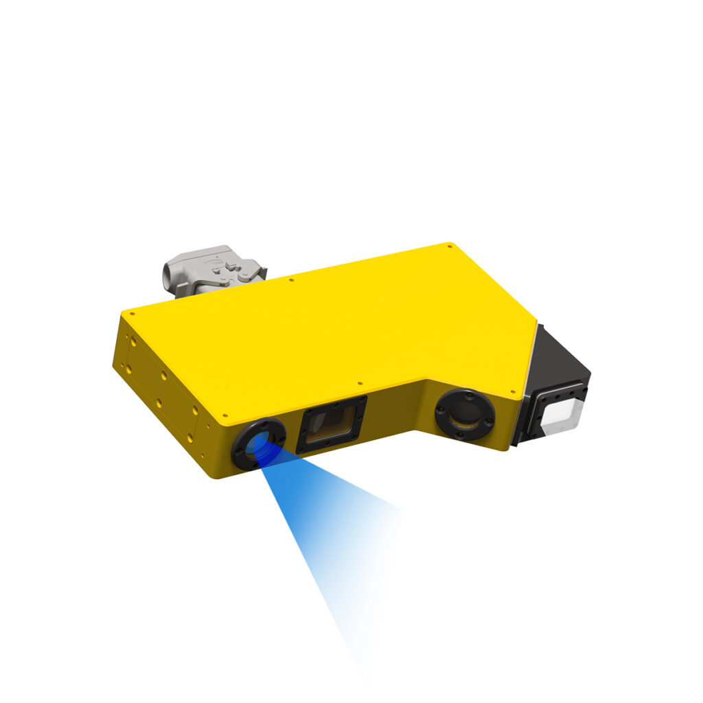 Rail profile vision system with integrated camera and lighting module for railway track inspection and surface imaging